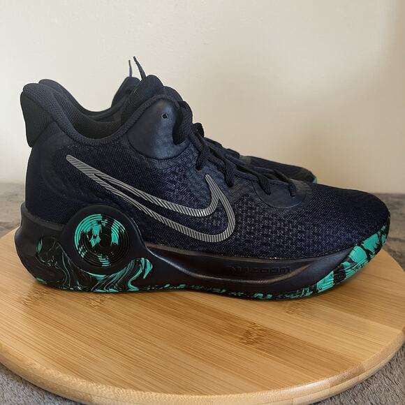 Nike KD Trey 5 IX Obsidian Navy Blue Green Sneakers CW3400-400 Women’s Sz 8 NWB - Picture 4 of 11